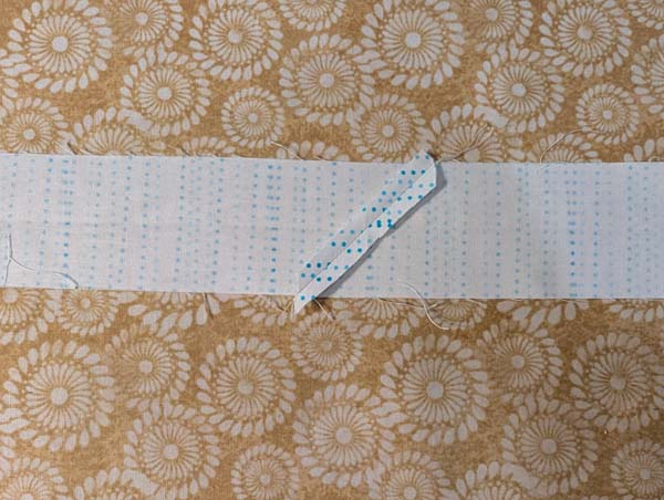 Villa Rosa Hot Pad Binding Strips Sewn