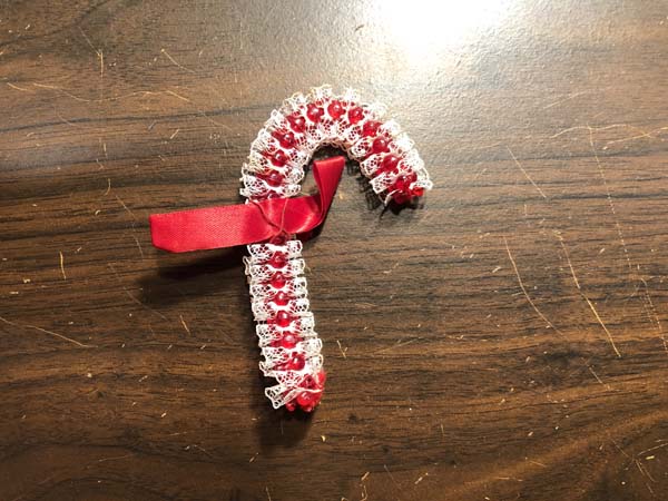 Vintage Candy Cane Ornament Original Ornament