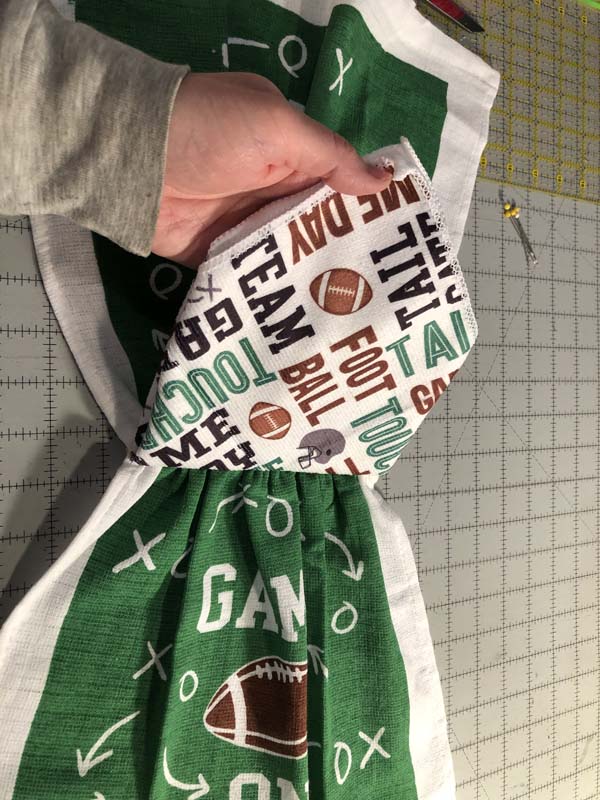 Washcloth Towel 18 Place Washcloth Sides together