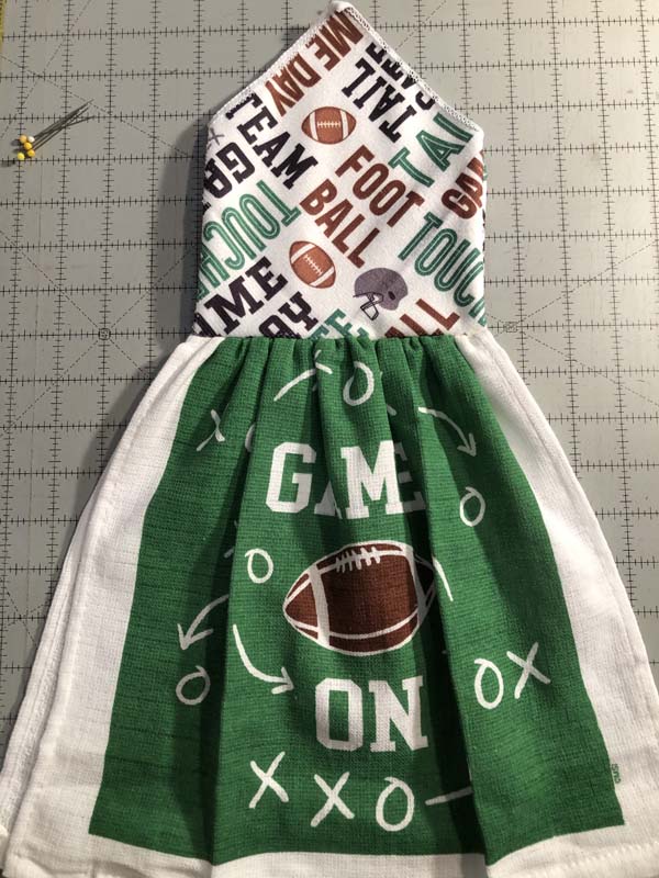 Washcloth Towel 20 Washcloth sewn to towel