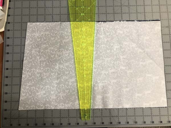 Wavy Table Runner Cut Wedges