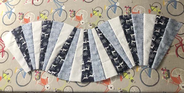 Wavy Table Runner Finished Top