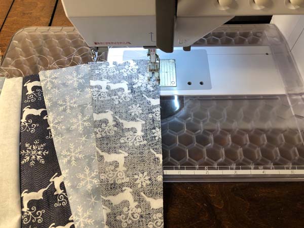 Wavy Table Runner Sew Wedges