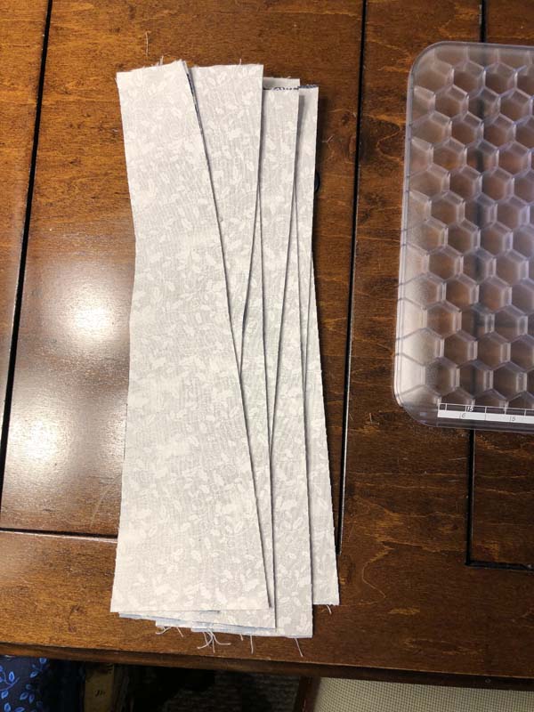 Wavy Table Runner Wedges Stacked