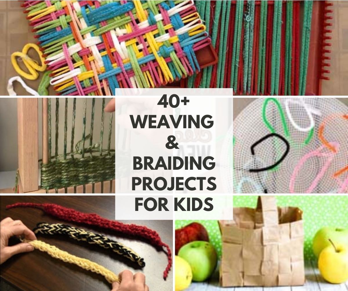 Weaving and Braiding Art Crafts for Kids