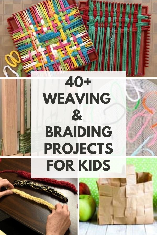 Weaving and Braiding Art Crafts for Kids