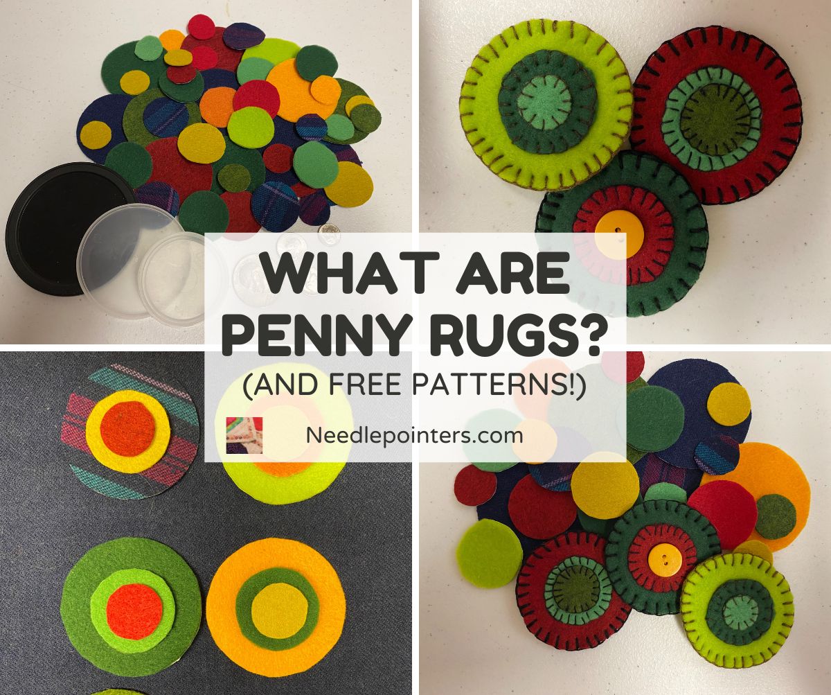 Free Penny Rug Patterns | Needlepointers.com free-penny-rug-patterns-needlepointers-com