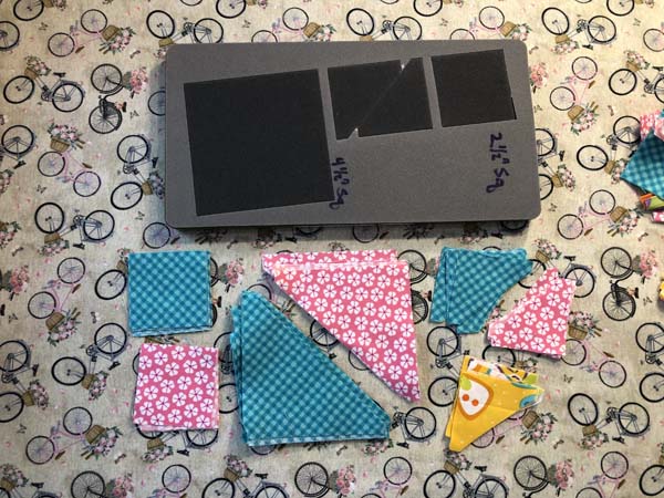 Whirlwind Quilt Accuquilt Die and Cut Pieces