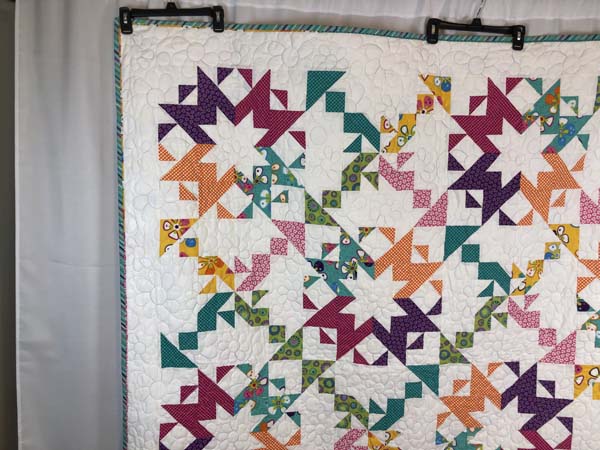Whirlwind Quilt Top Left