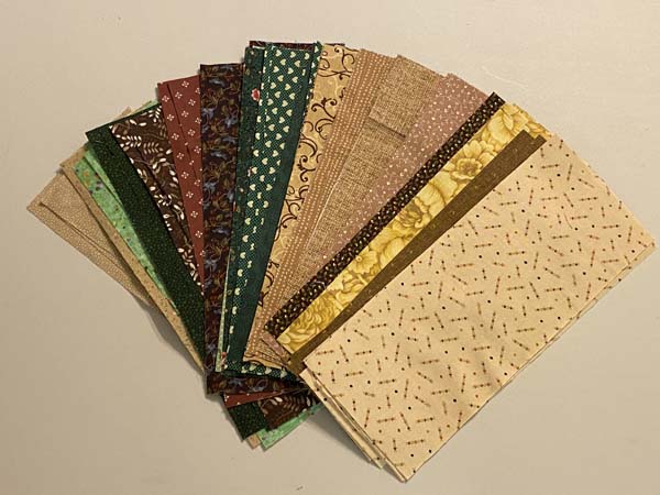 Widen Backing Fabrics for Strip Set