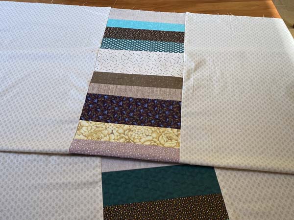 Widen Backing Finished Backing Folded