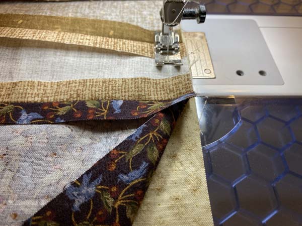 Widen Backing Showing Strip set on backing