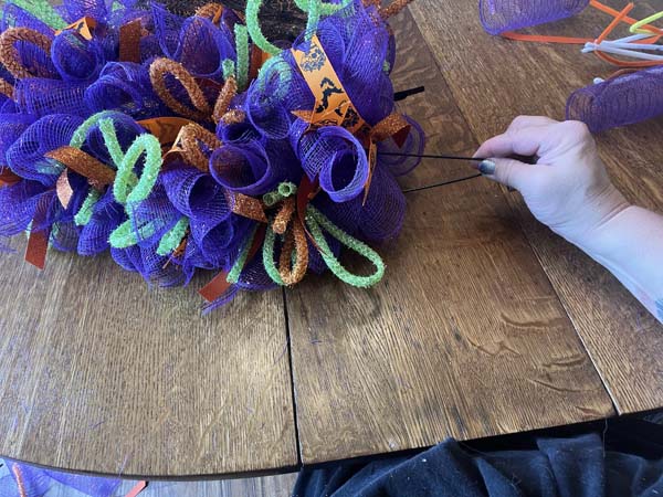 Witch's Hat Wreath Bottom Almost Full