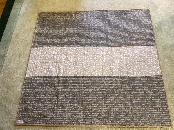 Woodland Animals Quilt Backing