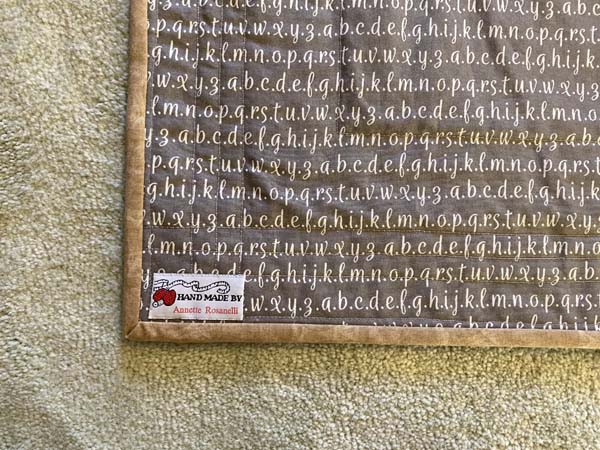 Woodland Animals Quilt Label