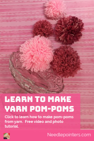 Yarn Pom-Pom Tutorial - pin