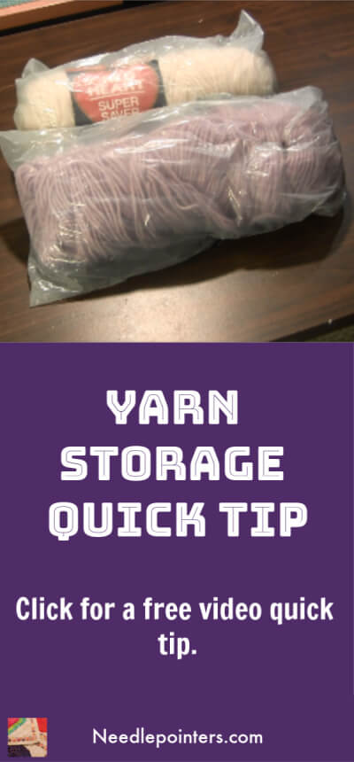 Yarn Storage Quick Tip - Pin