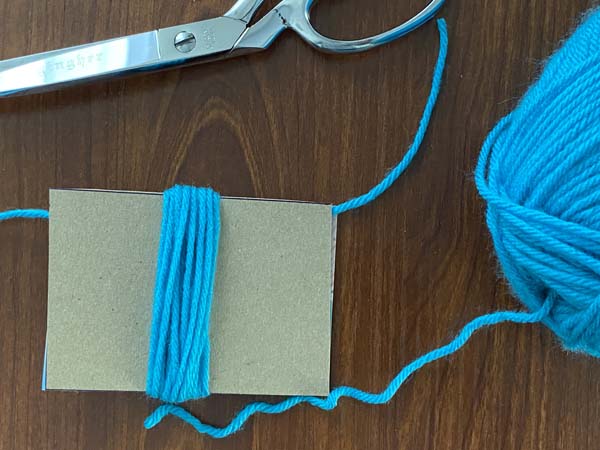 Yarn Tassel 6 Yarn Wrapped