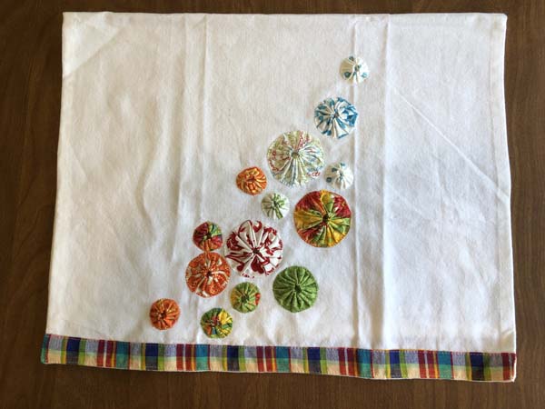 Yo Yo Towel Scattered Finished