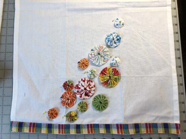 Yo Yo Towels Pinned Towel