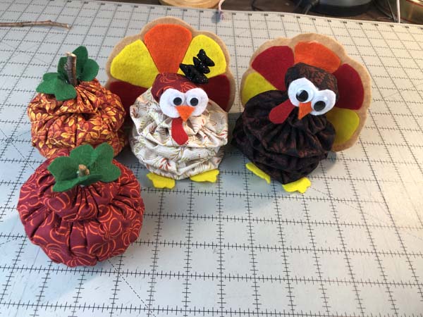 Yo yo Pumpkin Turkey Large Versions