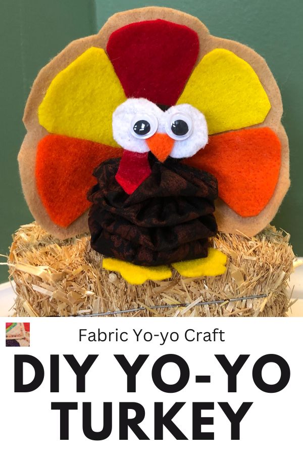 DIY Yo-yo Turkey - pin