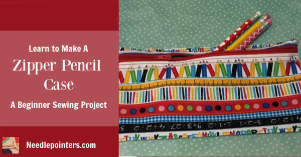 Zippered Pencil Case Pattern