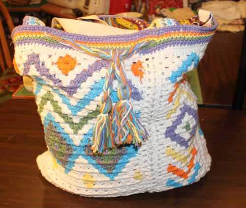 Boho Chic Mosaic Tote Bag