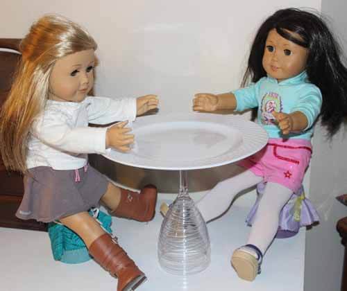18 inch Doll Table