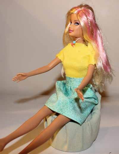 Finished Fashion doll chair