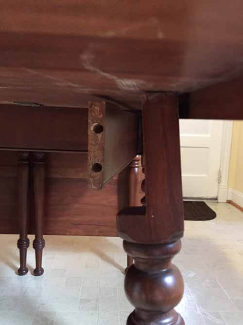 How To Fix The Table Leg, How To Fix A Wooden Table Leg