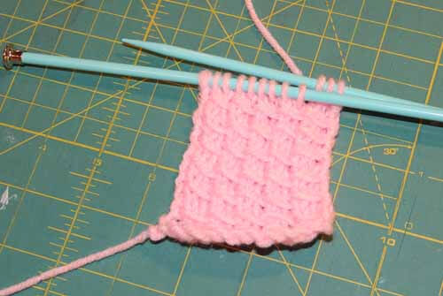Knit Bamboo Stitch
