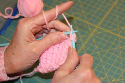 Knit Bamboo Stitch