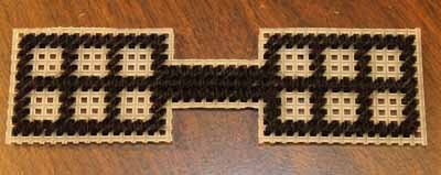 Patchwork Zipper Pull: Show Outline