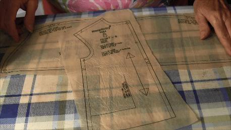 How to Straighten Out Wrinkled Tissue Paper Sewing Pattern Pieces