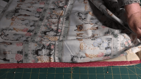 How to Make a Pillowcase - Assembling the fabric
