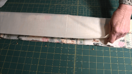 How to make a Pillowcase - Wrapping the Tube