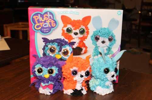 Plush Craft Fabric Fun Calico Cat Kids Activity Kit