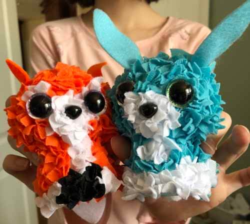 Plush sale craft animals