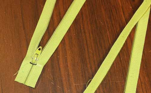 How to Shorten a Zipper by Machine