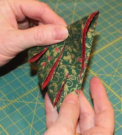 Fabric Snowflake - Show cut strips