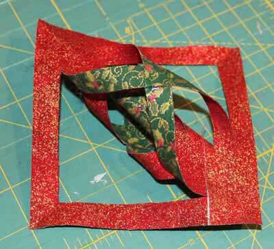 Fabric Snowflake - Third twist