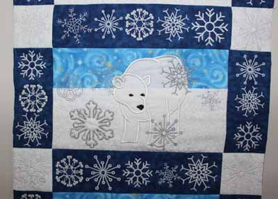 Snowflakes and Animals Table Runner