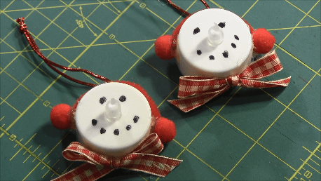 Snowman Tea Light Ornament