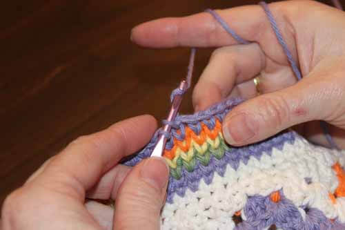 Split Single Crochet - Yarn over 2