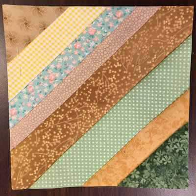 String Piecing Sample - block 2