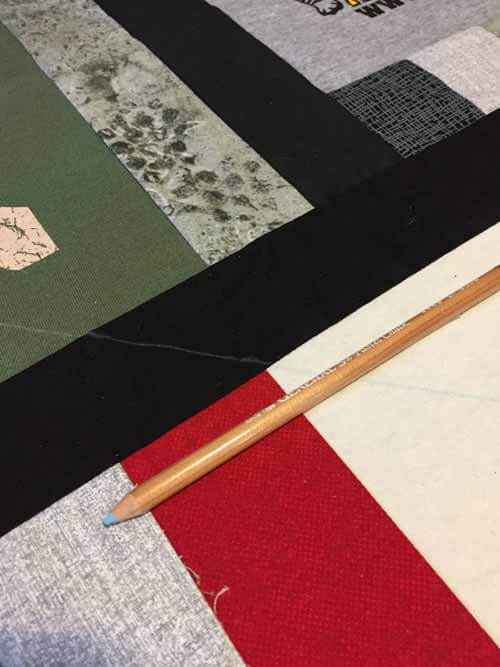 T-Shirt Quilt Marking Quilt