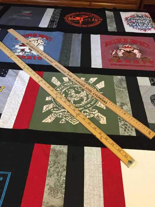 T-Shirt Quilt Tutorial - Machine Quilting