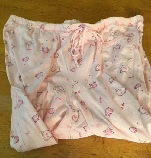 Replace Elastic in Pants - Repaired Elastic Waistband
